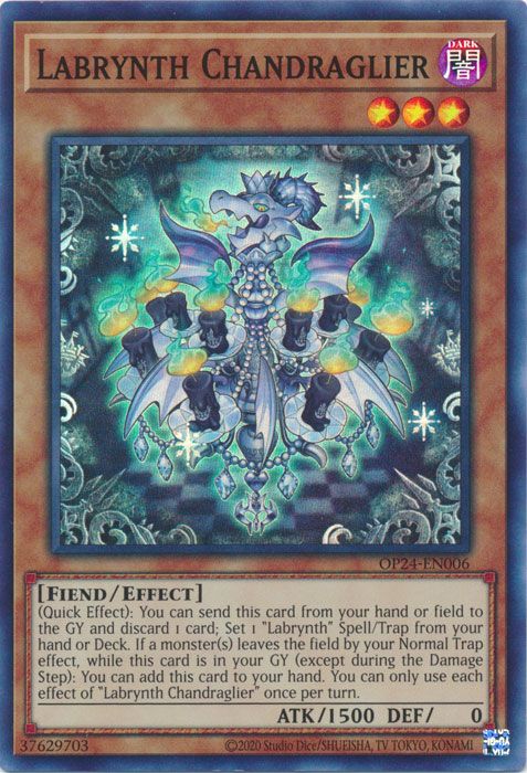 Labrynth Chandraglier [OP24-EN006] Super Rare