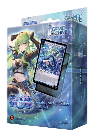 Grand Archive - .asphodel/paradise: Lorraine, Arclight Saber Starter Deck *Sealed* (PRE-ORDER, SHIPS AUG 21ST)