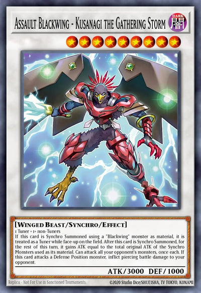 Assault Blackwing - Kusanagi the Gathering Storm - [MAMO-EN026] Ultra Rare - MAMO PRE-ORDER, SHIPS 08/09/2026