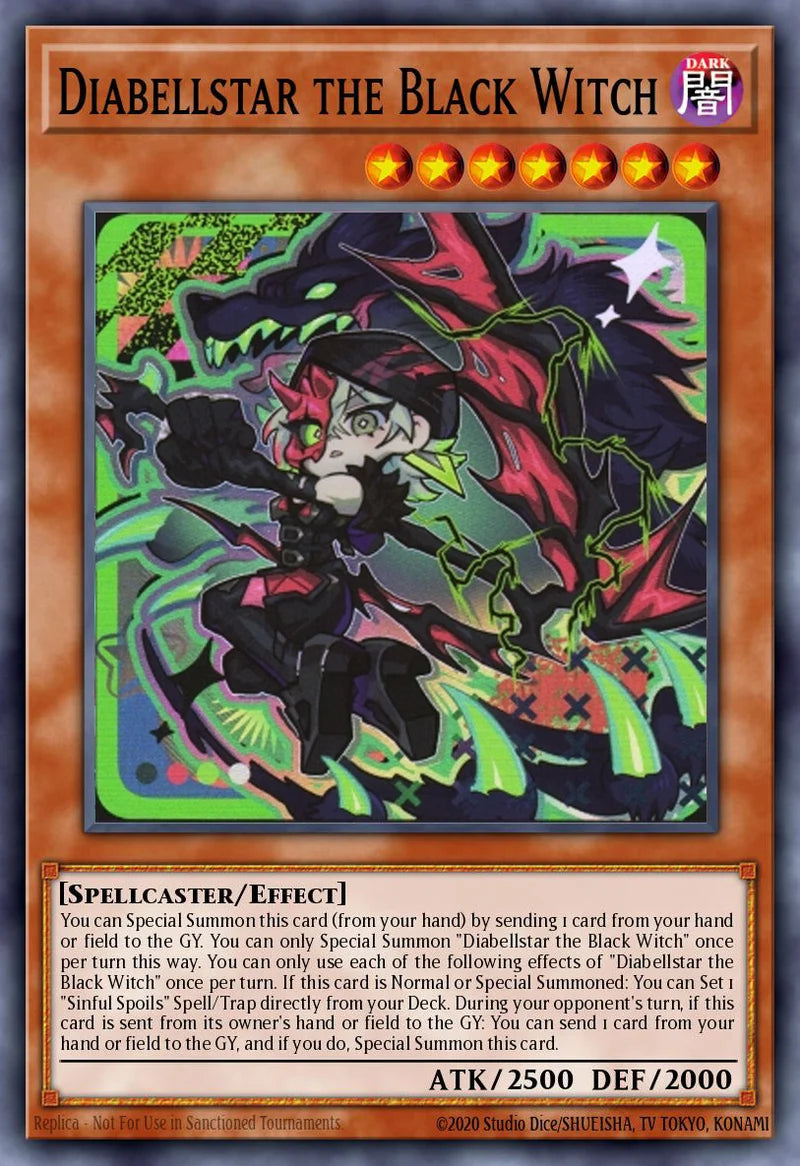 Diabellstar the Black Witch - [MAMO-EN032 (SCR)] Secret Rare - MAMO PRE-ORDER, SHIPS 08/09/2026