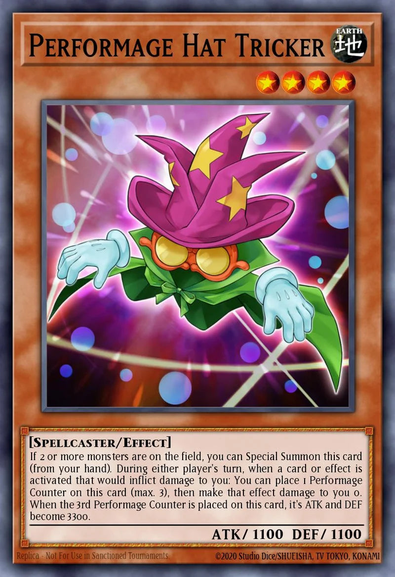 Performage Hat Tricker - [MAMO-EN042] Ultra Rare - MAMO PRE-ORDER, SHIPS 08/09/2026