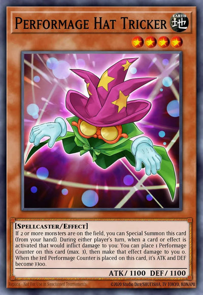 Performage Hat Tricker - [MAMO-EN042] Ultra Rare - MAMO PRE-ORDER, SHIPS 08/09/2026