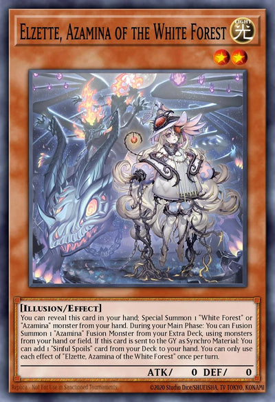 Elzette, Azamina of the White Forest - [MAMO-EN054] Ultra Rare - MAMO PRE-ORDER, SHIPS 08/09/2026