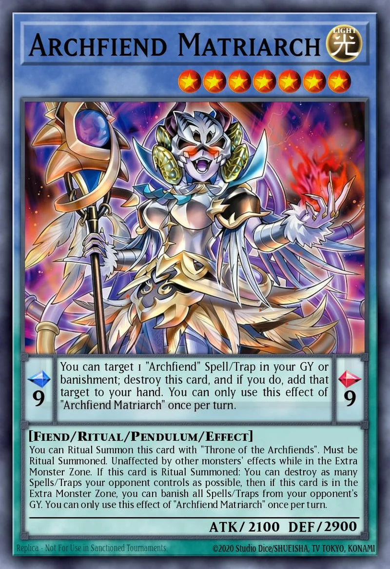 Archfiend Matriarch - [MAMO-EN070] Ultra Rare - MAMO PRE-ORDER, SHIPS 08/09/2026