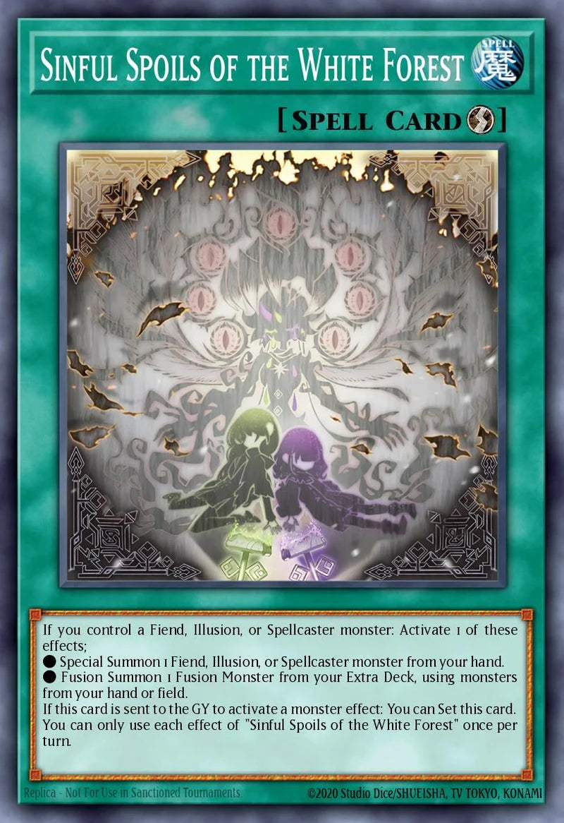 Sinful Spoils of the White Forest - [MAMO-EN099] Ultra Rare - MAMO PRE-ORDER, SHIPS 08/09/2026