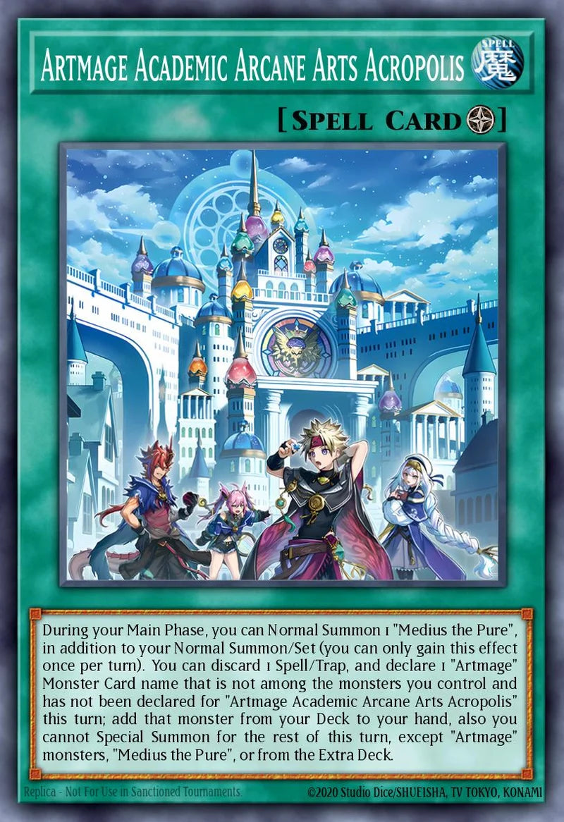Artmage Academic Arcane Arts Acropolis - [MAMO-EN101] Ultra Rare - MAMO PRE-ORDER, SHIPS 08/09/2026