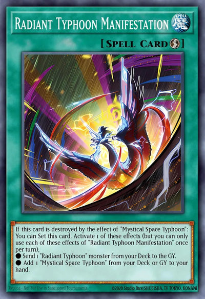 Radiant Typhoon Manifestation - [MAMO-EN102] Ultra Rare - MAMO PRE-ORDER, SHIPS 08/09/2026