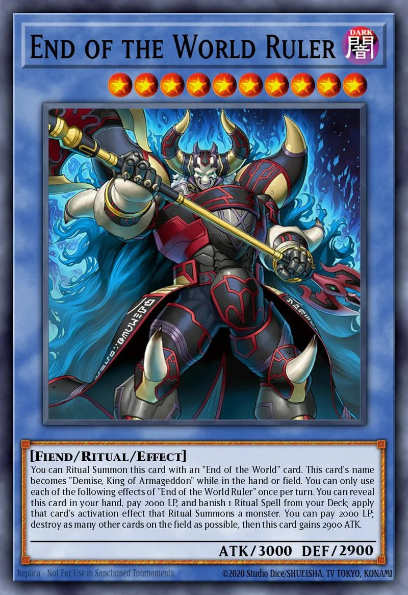 Ruler of the End of the World - [MAMO-EN121] Secret Rare - MAMO PRE-ORDER, SHIPS 08/09/2026