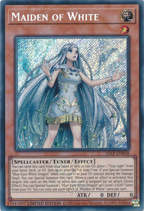 Maiden of White (ESR) [25LP-EN018] Emblazoned Secret Rare