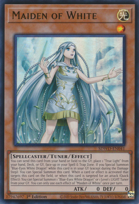 Maiden of White - [SDWD-EN041] Ultra Rare - SDWD PRE-ORDER, SHIPS 19/02/2025  - TCG Collector NZ - Yu-Gi-Oh Singles