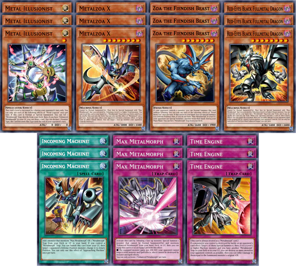 Red-Eyes Metalmorph Deck Base - (ROTA)