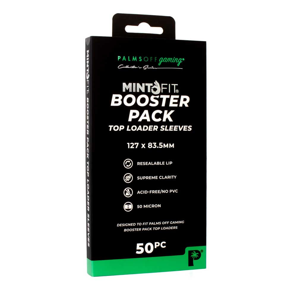 Palms Off - Mint-Fit Booster Pack Top Loader Sleeves (50PC)