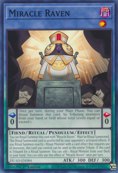 Miracle Raven [DUAD-EN084] Common
