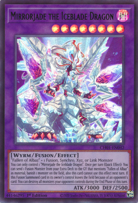 Mirrorjade the Iceblade Dragon [CH01-EN042] Ultra Rare