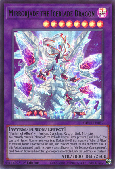 Mirrorjade the Iceblade Dragon [CH01-EN042] Ultra Rare