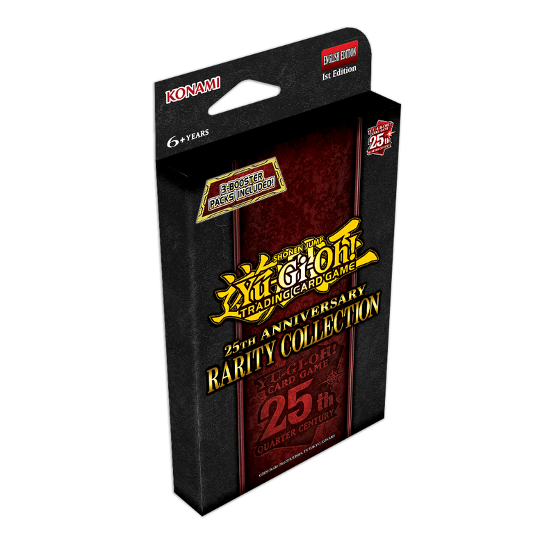 Yugioh! Booster Packs: 25th Anniversary Rarity Collection 3-Pack Box *Sealed*