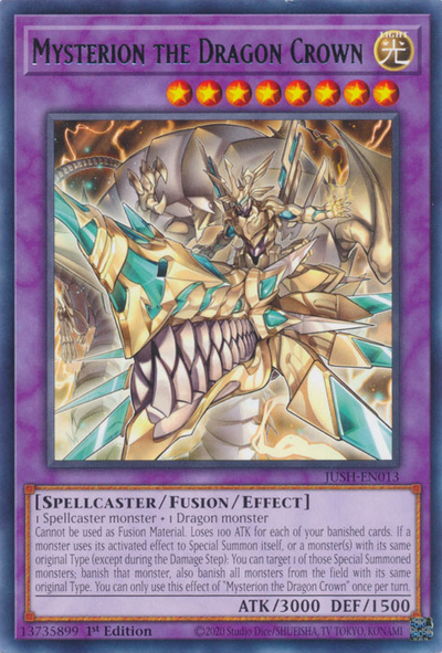 Mysterion the Dragon Crown [JUSH-EN013] Rare