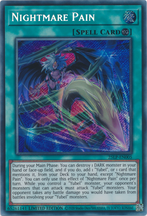 Nightmare Pain (Secret Rare) [25LP-EN005] Secret Rare