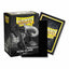 Dragonshield Sleeves - Black Matte Sleeves (NON-GLARE) (Standard Size 100 Pack)