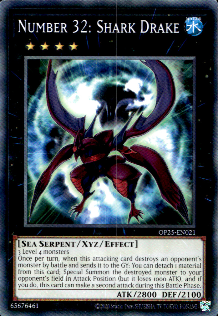 Number 32: Shark Drake [OP25-EN021] Common