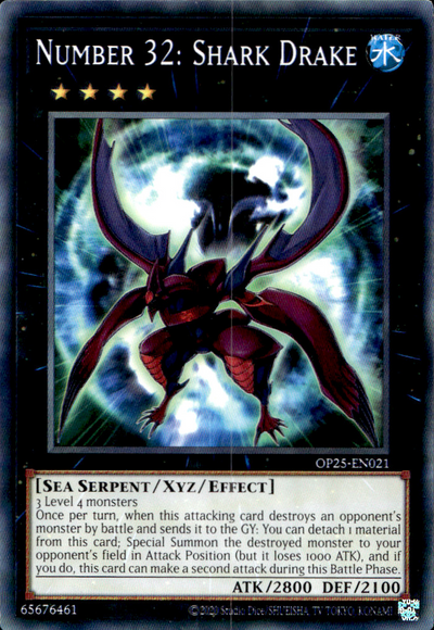 Number 32: Shark Drake [OP25-EN021] Common