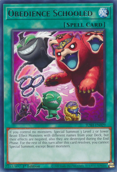 Obedience Schooled [JUSH-EN029] Rare