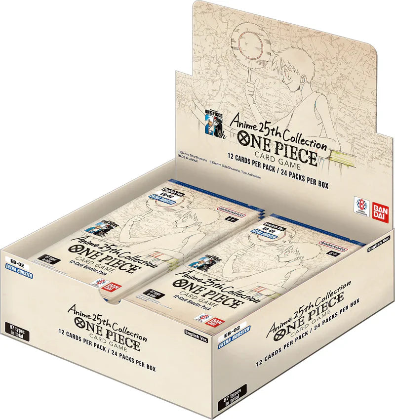 One Piece TCG - Anime 25th Collection Extra Booster Box (EB02) *Sealed*