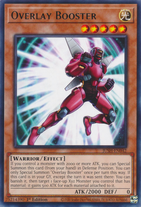 Overlay Booster [JUSH-EN042] Rare