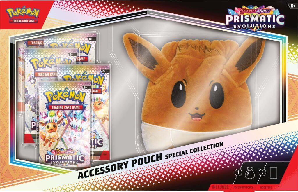Pokemon TCG: Prismatic Evolutions Accessory Pouch *Sealed*