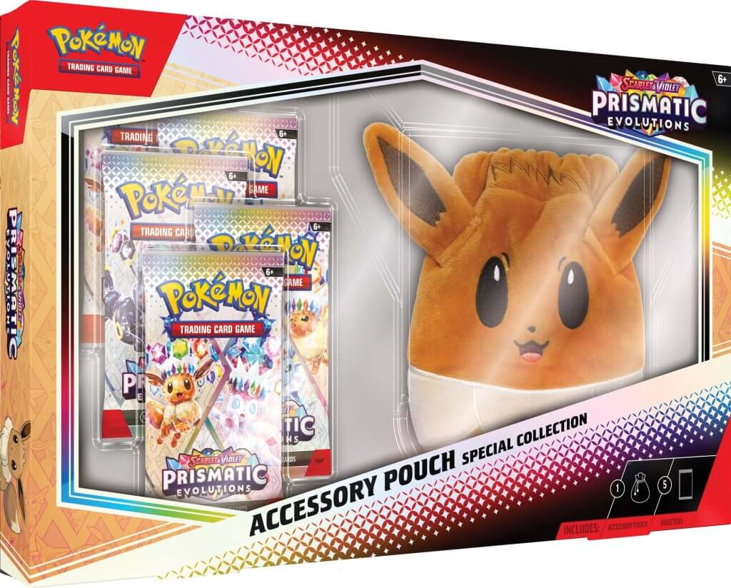 Pokemon TCG: Prismatic Evolutions Accessory Pouch *Sealed*