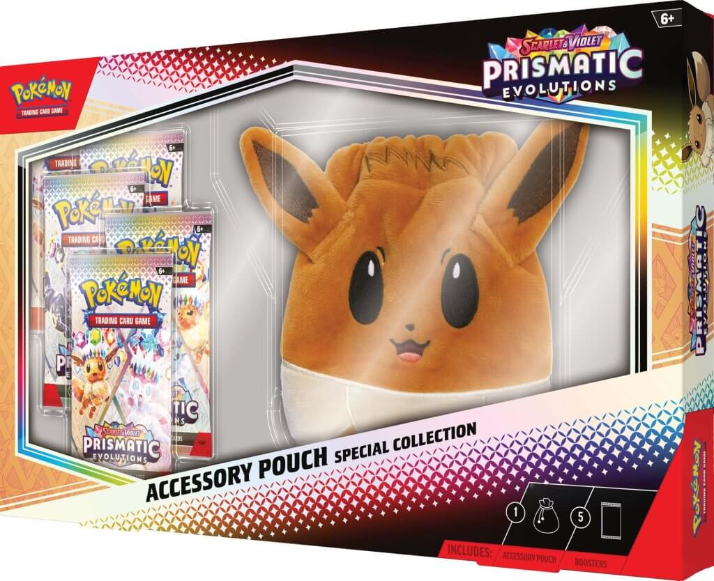 Pokemon TCG: Prismatic Evolutions Accessory Pouch *Sealed*
