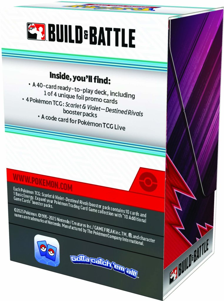 Pokemon TCG: Scarlet & Violet: Destined Rivals Build & Battle Box *Sealed*