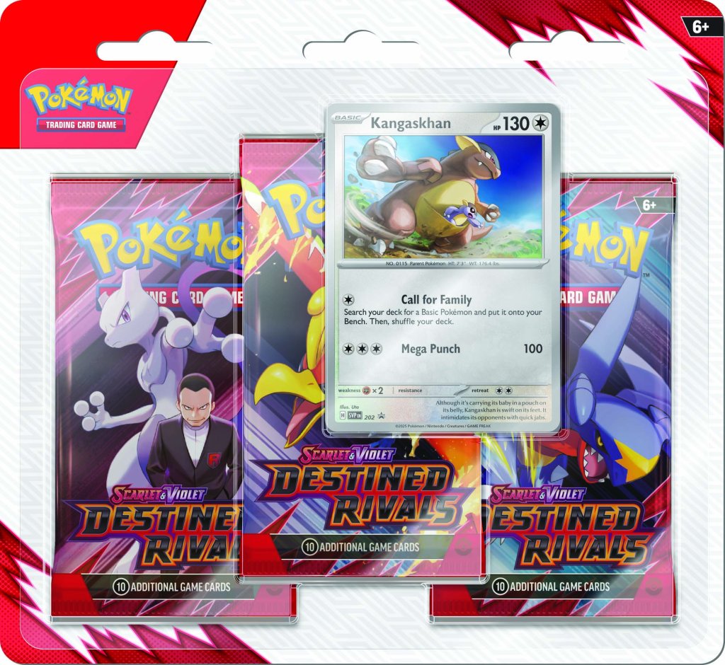 Pokemon TCG: Scarlet & Violet: Destined Rivals 3-Pack Booster *Sealed*