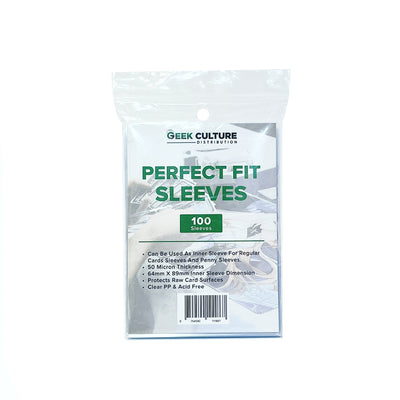 Geek Culture - Perfect Fit Sleeves Clear (100PC)