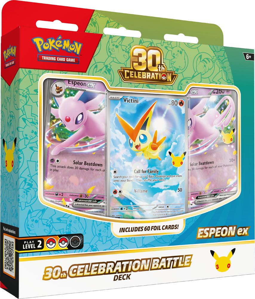 Pokemon TCG: Mega Evolution: 30th Celebration Battle Deck Espeon/Umbreon ex *Sealed* (PRE-ORDER, SHIPS OCT 30TH)