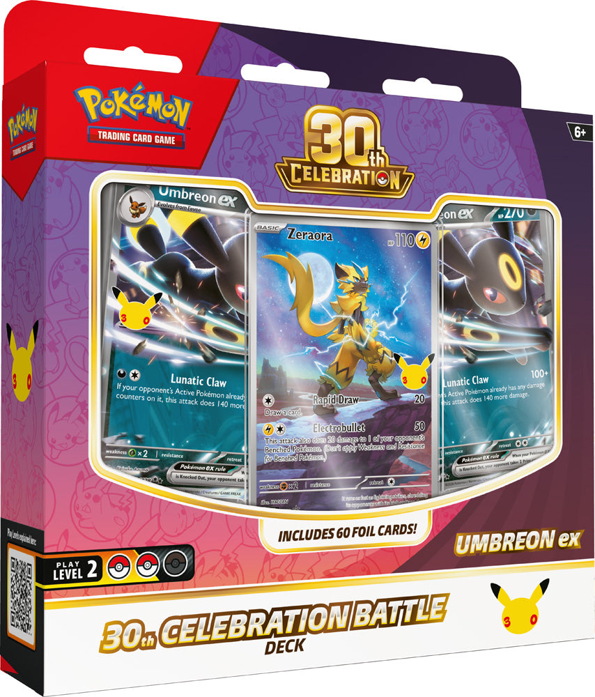 Pokemon TCG: Mega Evolution: 30th Celebration Battle Deck Espeon/Umbreon ex *Sealed* (PRE-ORDER, SHIPS OCT 30TH)