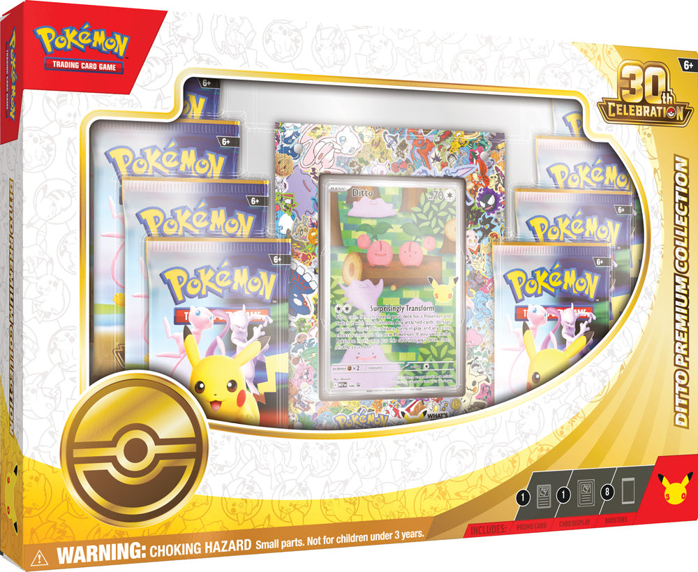 Pokemon TCG: Mega Evolution: 30th Celebration Ditto Premium Collection *Sealed* (PRE-ORDER, SHIPS NOV 6TH)