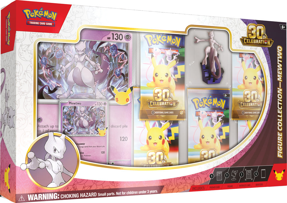 Pokemon TCG: Mega Evolution: 30th Celebration Mew/Mewtwo Figure Collection *Sealed* (PRE-ORDER, SHIPS NOV 6TH)