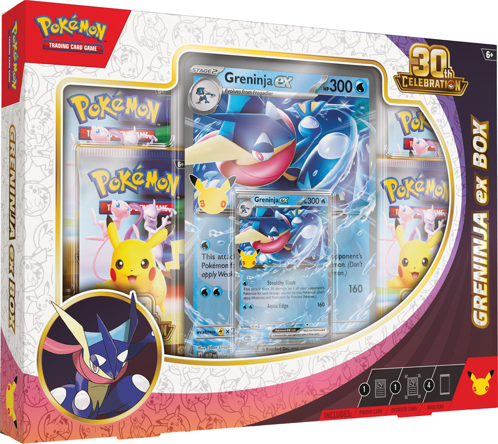 Pokemon TCG: Mega Evolution: 30th Celebration Sylveon/Greninja ex Box *Sealed*