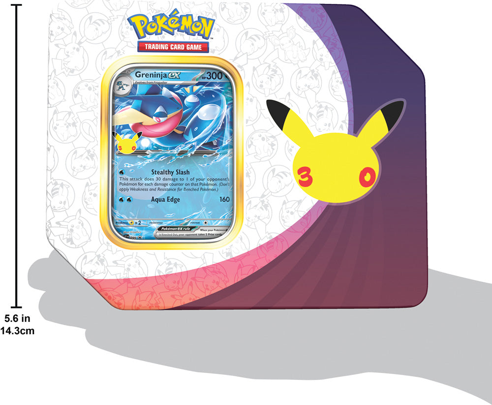 Pokemon TCG: Mega Evolution: 30th Celebration Tin *Sealed* (PRE-ORDER, SHIPS DEC 4TH)