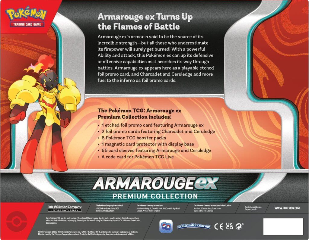 Pokemon TCG: Armarouge ex Premium Collection *Sealed*