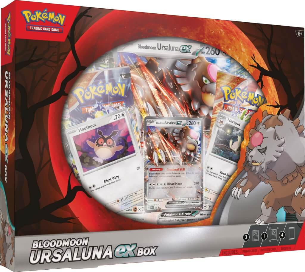 Pokemon TCG: Bloodmoon Ursaluna ex Collection Box *Sealed* (PRE-ORDER, SHIPS NOV 15TH)