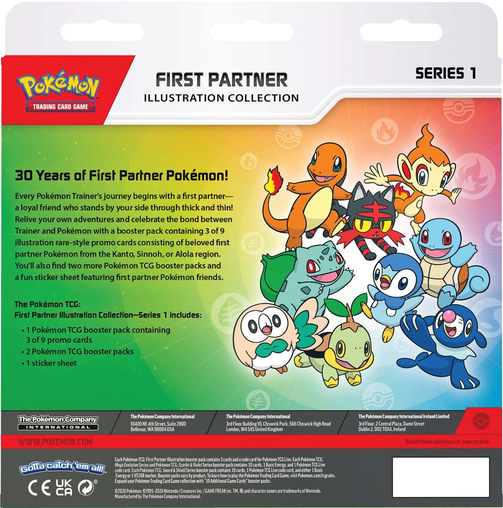 Pokemon TCG: First Partner Illustration Collection - Series 1 *Sealed*
