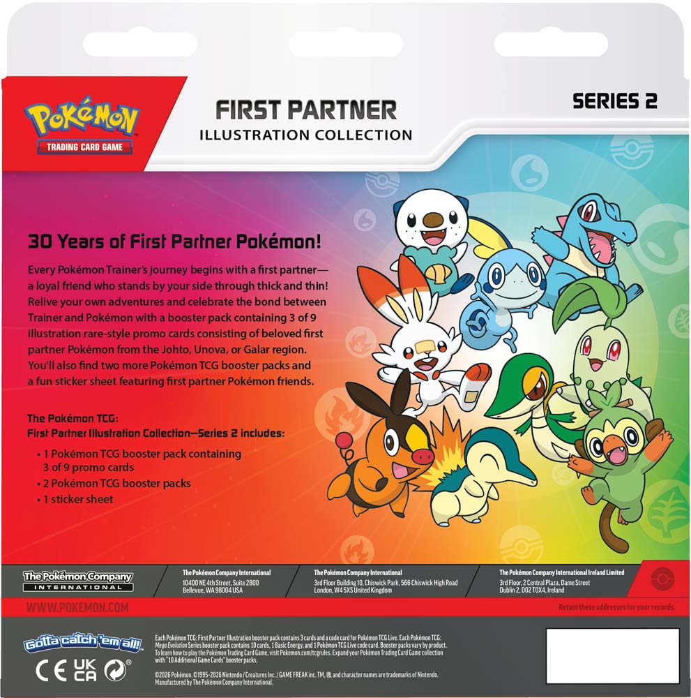 Pokemon TCG: First Partner Illustration Collection - Series 2 *Sealed*