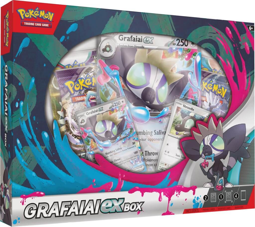 Pokemon TCG: Grafaiai ex Collection Box *Sealed*