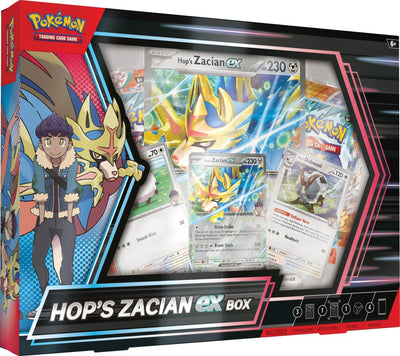 Pokemon TCG: Hop's Zacian ex Box *Sealed*