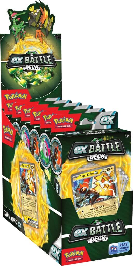 Pokemon TCG: Ex Battle Deck - Tapu Koko/Iron Leaves *Sealed*