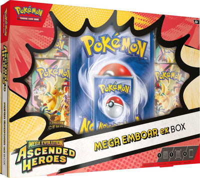 Pokemon TCG: Mega Evolution: Ascended Heroes Mega ex Box *Sealed*