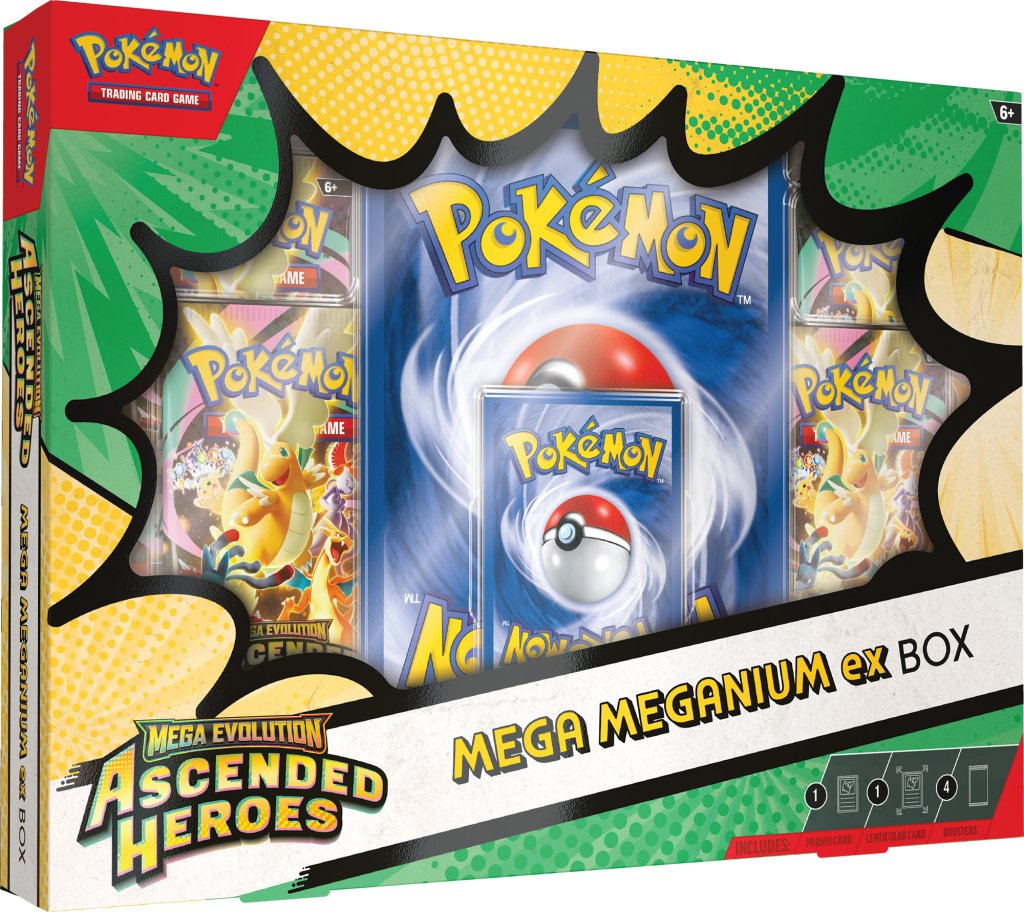 Pokemon TCG: Mega Evolution: Ascended Heroes Mega ex Box *Sealed*