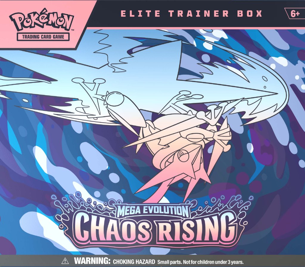 Pokemon TCG: Mega Evolution: Chaos Rising Elite Trainer Box *Sealed* (PRE-ORDER, SHIPS MAY 22ND)